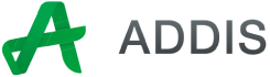 Logo ADDIS, diagnostic tool for alcohol, drugs, and medicine use, based on the international criteria of ICD-10 and DSM-5